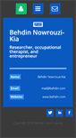 Mobile Screenshot of behdin.com